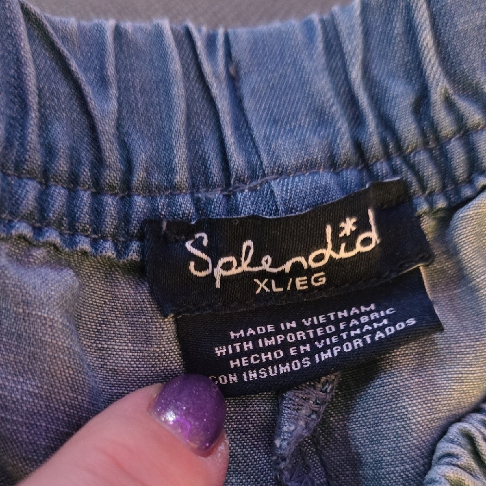 Splendid Denim Blue Pants - Picture 2 of 4